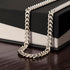 To My Buddy Christmas Gift Cuban Link Chain Mens Necklace